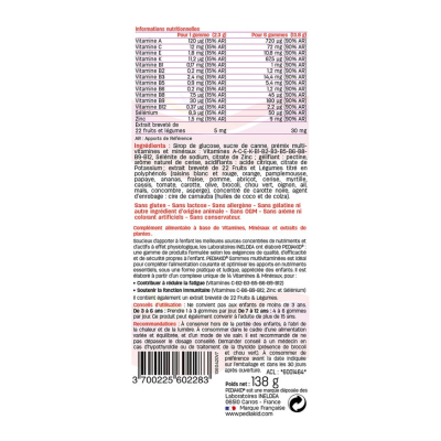 Pediakid Gommas Multivitaminas 60 Gomas | Farmácia d'Arrábida