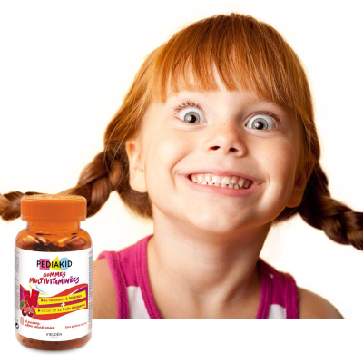 Pediakid Gommas Multivitaminas 60 Gomas | Farmácia d'Arrábida