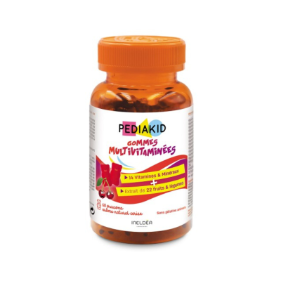 7552406 Pediakid Gommas Multivitaminas | 60 Gomas Para Crianças +3Anos