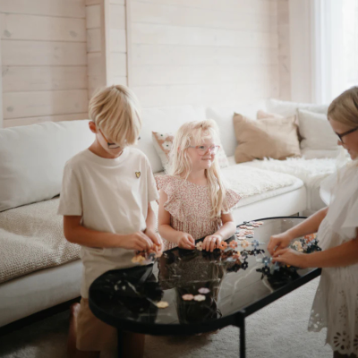 Mushie Jogo Construção Hex Connect 100 Peças +5A | Farmácia d'Arrábida