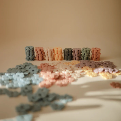 Mushie Jogo Construção Hex Connect 100 Peças +5A | Farmácia d'Arrábida