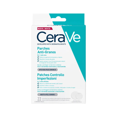 7539254 CeraVe Adesivos Anti-Borbulhas | 22 Adesivos Invisíveis