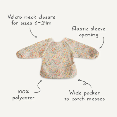 Mushie Babete Manga Comprida Pastel Blooms 6-24M | Farmácia d'Arrábida