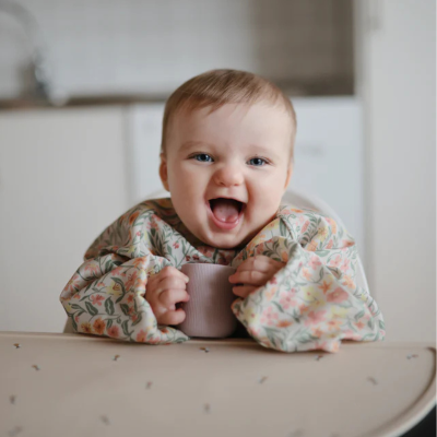 Mushie Babete Manga Comprida Retro Flowers 6-24M | Farmácia d'Arrábida