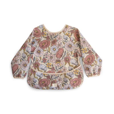 0840355801903 Mushie Babete Manga Comprida Retro Flowers 6-24 Meses | Resistente à Água