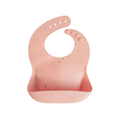 0810052461144 Mushie Babete Silicone Powder Pink +6Meses