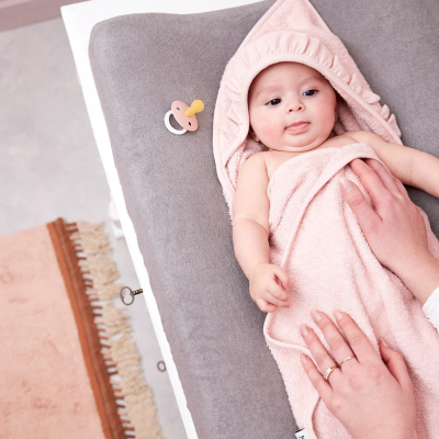 Meyco Baby Toalha de Banho 80x80cm Soft Pink | Farmácia d'Arrábida