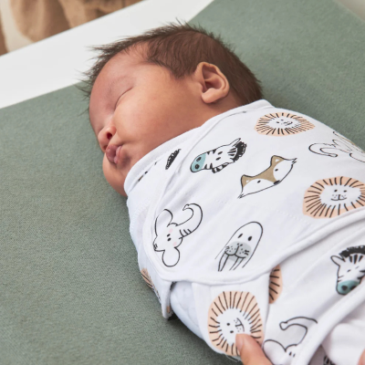Meyco Baby Swaddle TOG 1.0 0-3m 20-24°C Padrão Animal | Farmácia d'Arrábida