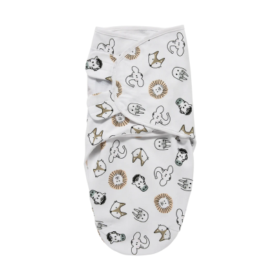 4054703301199 Meyco Baby Swaddle TOG 1.0 0-3m para 20-24°C | Padrão Animal  - Saco de Embalar Recém-Nascido