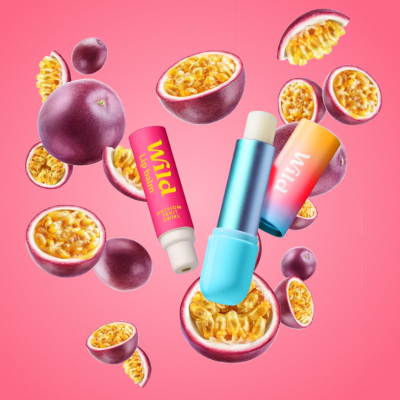 WILD Bálsamo Labial Natural Caixa e Recarga Maracujá 4,5g | Farmácia d'Arrábida