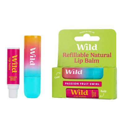 5060968414962 Wild Bálsamo Labial + Recarga Maracujá 4,5g | Hidratação Natural dos Lábios