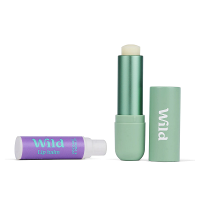 WILD Bálsamo Labial Natural Caixa e Recarga Coco e Baunilha 4,5g | Farmácia d'Arrábida