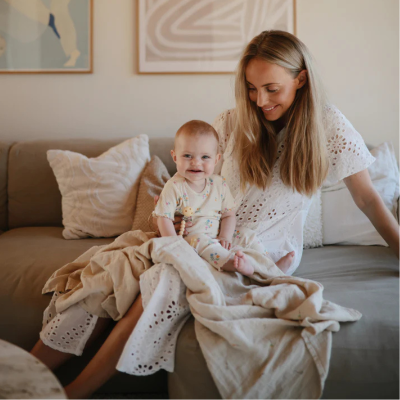 Mushie Fralda Pano Musselina Suave Padrão Kites | Farmácia d'Arrábida