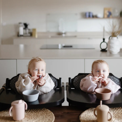 Mushie 2 Colheres Bebé Tradewinds/Shifting Sand | Farmácia d'Arrábida