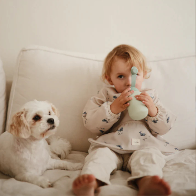 Mushie 2 Garrafas Reutilizáveis Puré 150ml 6+ Cor Camb Blue | Farmácia d'Arrábida