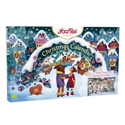 Yogi Tea Calendário Advento Natal 2025 | 24 Chás Biológicos Edição Limitada