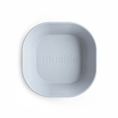 Mushie Pack Taças Quadradas Cloud - 2 Unidades | Sem BPA uso no Micro-ondas