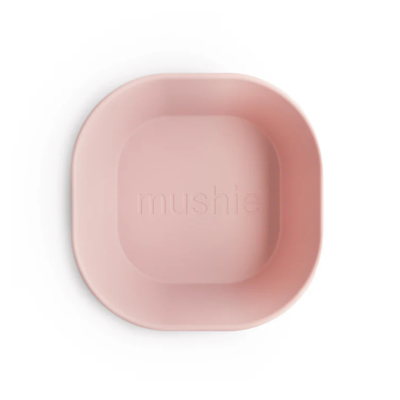 7426999780663 Mushie Pack Taças Quadradas Blush - 2 Unidades | Sem BPA uso no Micro-ondas