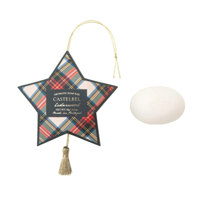 0190577917204 Castelbel Sabonete Estrela Madeira de Cedro 40g | Coleção Natal 2025
