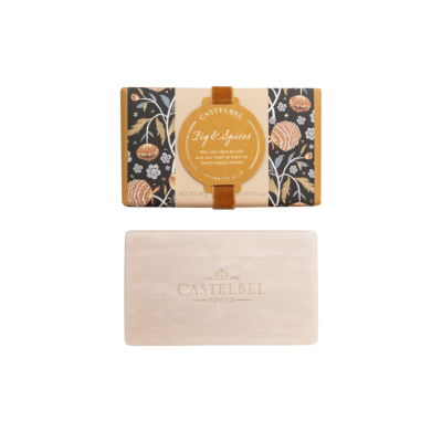 Castelbel Sabonete Figo e Especiarias 200g | Coleção Natal 2025 - Presente Amigo Secreto