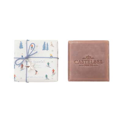 0190577917143 Castelbel Sabonete First Snowfall Ameixa Açucarada 150g | Coleção Natal 2025 - Presente Amigo Secreto