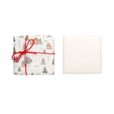 0190577917150 Castelbel Sabonete Warm & Bright Cedro e Almíscar 150g | Coleção Natal 2025 - Presente Amigo Secreto