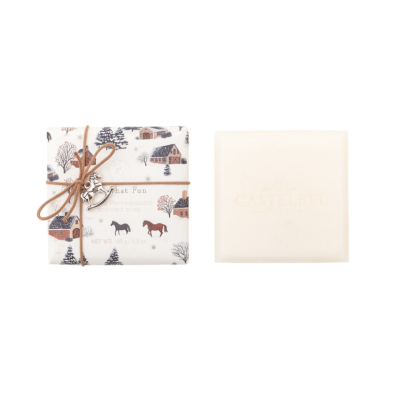 0190577917136 CASTELBEL Sabonete Snowfal Oh What Fun Romã Especiada 150g | Coleção Natal 2025 - Presente Amigo Secreto