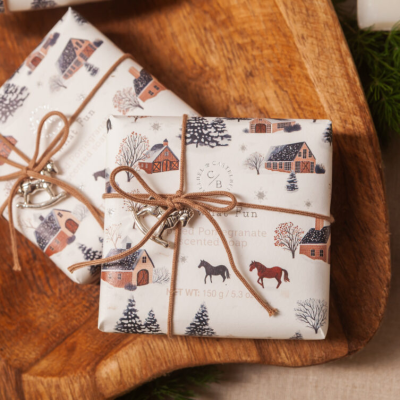 Castelbel Sabonete Snowfal Oh What Fun Romã 150g  | Farmácia d'Arrábida