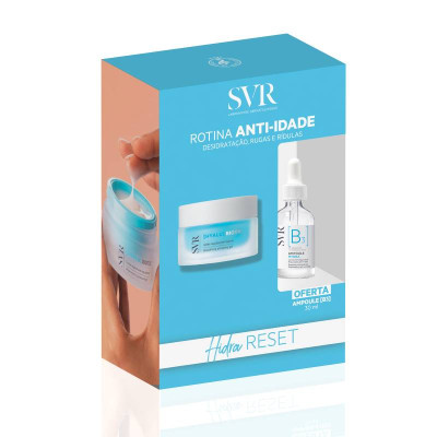 SVR Pack Hydra Reset Hyalu Biotic + Ampoule B3 | Hidratação Intensa e Preenchimento de Rugas
