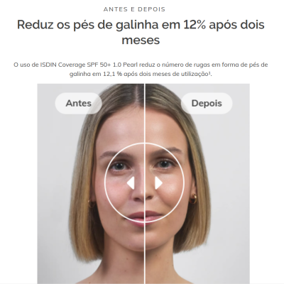 ISDIN Coverage 50+ 1 Pearl 30g Base de Maquilhagem | Farmácia d'Arrábida