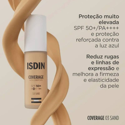 ISDIN Coverage SPF50+ 3.0 Sand 30g | Farmácia d'Arrábida