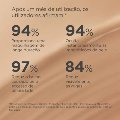ISDIN Coverage SPF50+ 3.0 Sand 30g | Farmácia d'Arrábida