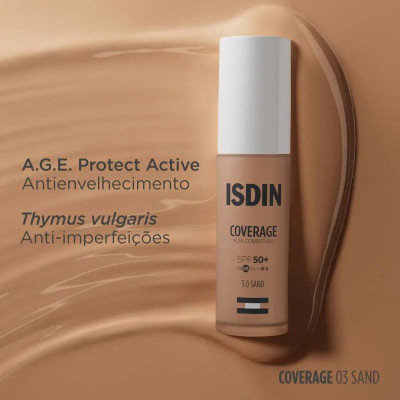 ISDIN Coverage SPF50+ 3.0 Sand 30g | Farmácia d'Arrábida