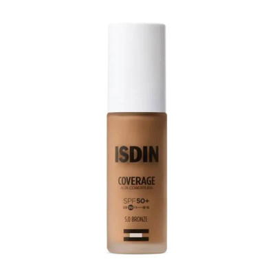 7525402 ISDIN Coverage SPF50+ 5.0 Bronze 30g | Base de Maquilhagem com Proteção Solar