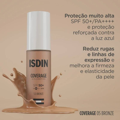 ISDIN Coverage SPF50+ 5.0 Bronze 30g | Farmácia d'Arrábida