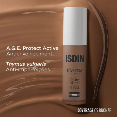 ISDIN Coverage SPF50+ 5.0 Bronze 30g | Farmácia d'Arrábida