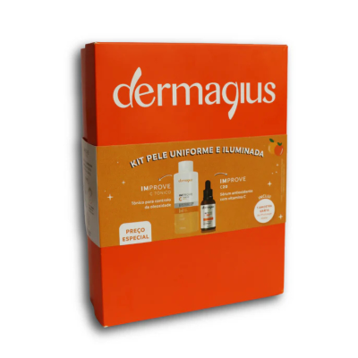 7588970 Dermagius Coffret Pele Uniforme e Iluminada | Tónico + Sérum Vitamina C