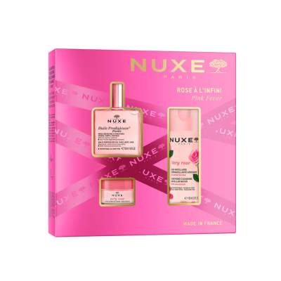 7588038 NUXE Coffret Natal Pink Fever Florale | Rotina Facial