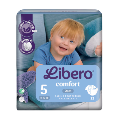 7581132 Libero Comfort 5 Fralda 11-17kg | 22 Fraldas - Proteção até 12 Horas