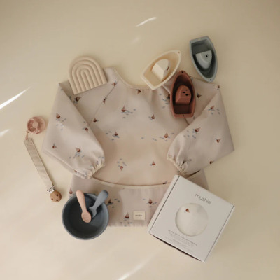 Mushie Babete Manga Comprida Boats 6-24 Meses | Farmácia d'Arrábida