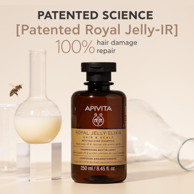 Apivita Royal Jelly Elixir Champô Revitalizante 250ml | Farmácia d'Arrábida