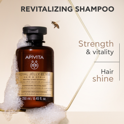 Apivita Royal Jelly Elixir Champô Revitalizante 250ml | Farmácia d'Arrábida