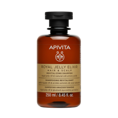 Apivita Royal Jelly Elixir Champô Revitalizante 250ml | Cabelo Fino e Sem Vida