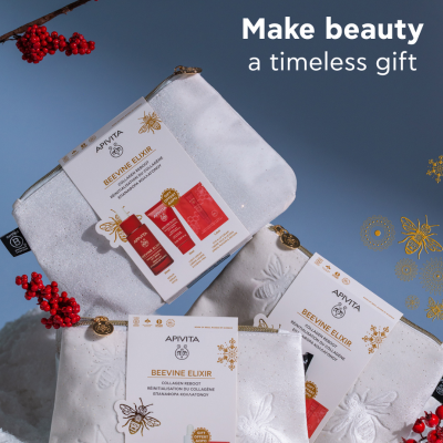 Apivita Coffret Natal Beevine Elixir Creme Rico | Farmácia d'Arrábida