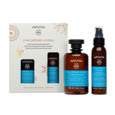 7562827 Apivita Coffret Natal Hyaluronic Hydra | Champô + Condicionador sem Enxaguamento