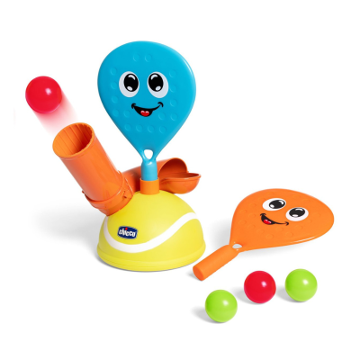 7546457 Chicco Conjunto de Padel | Lançador de Bolas Automático 3+ Anos