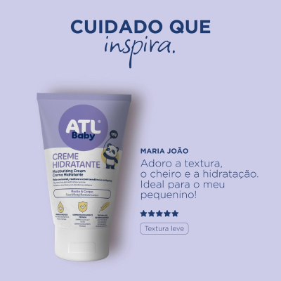 ATL Baby Creme Hidratante 100g Pele Atópica Bebé | Farmácia d'Arrábida