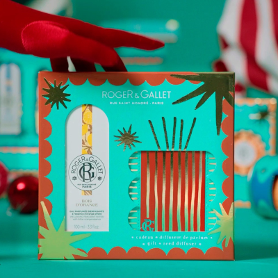 Roger&Gallet Coffret Natal 25 Bois d'Orange Água Perfumada + Difusor | Farmácia d'Arrábida