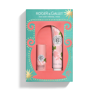 7548875 Roger&Gallet Coffret Natal 2025 Fleur de Figuier | Creme Mãos 30ml + Stick Labial