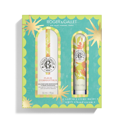 7548800 Roger&Gallet Coffret Natal 2025 Fleur d'Osmanthus | Água Perfumada 30ml + Creme Mãos 30ml